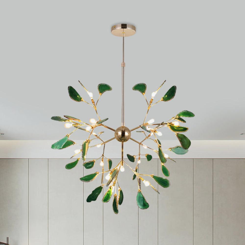 Agate Chandelier Light Fixture-Lighting > Chandeliers & Pendant Lights-casanuva-casanuva