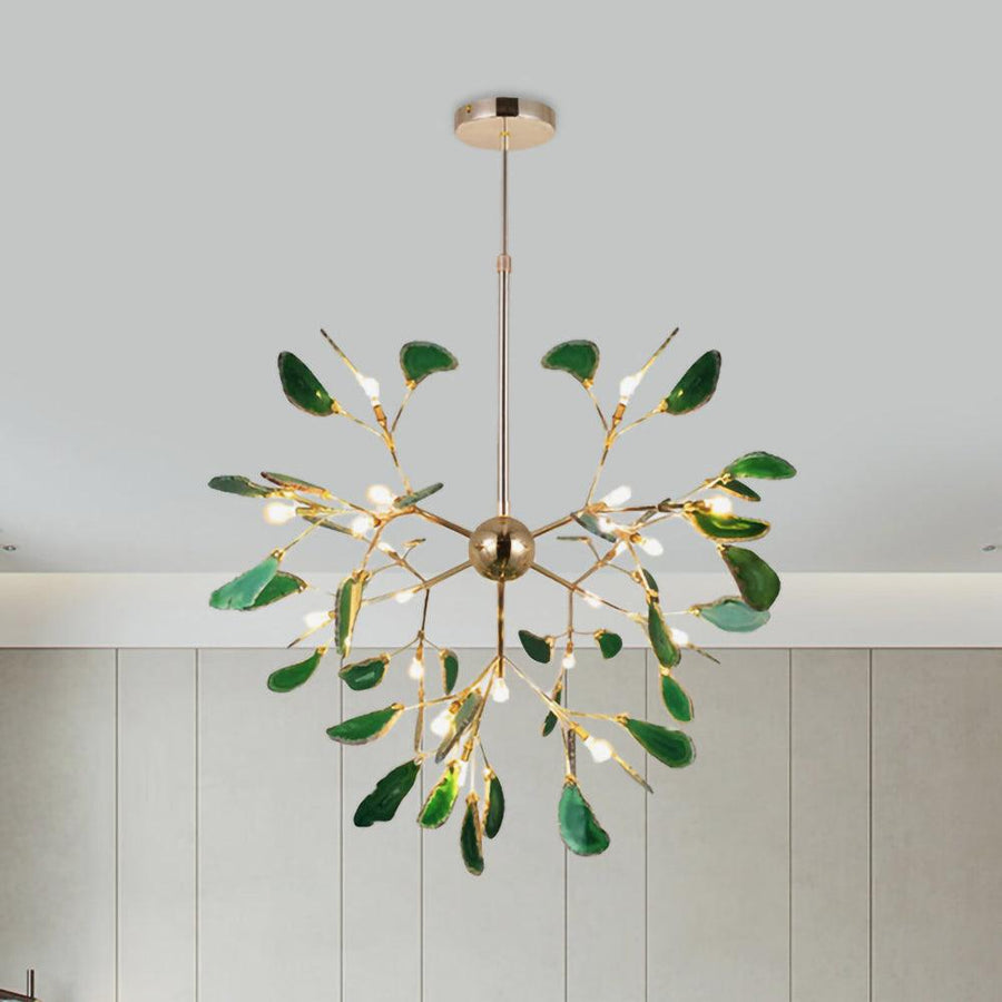 Agate Chandelier Light Fixture-Lighting > Chandeliers & Pendant Lights-casanuva-casanuva