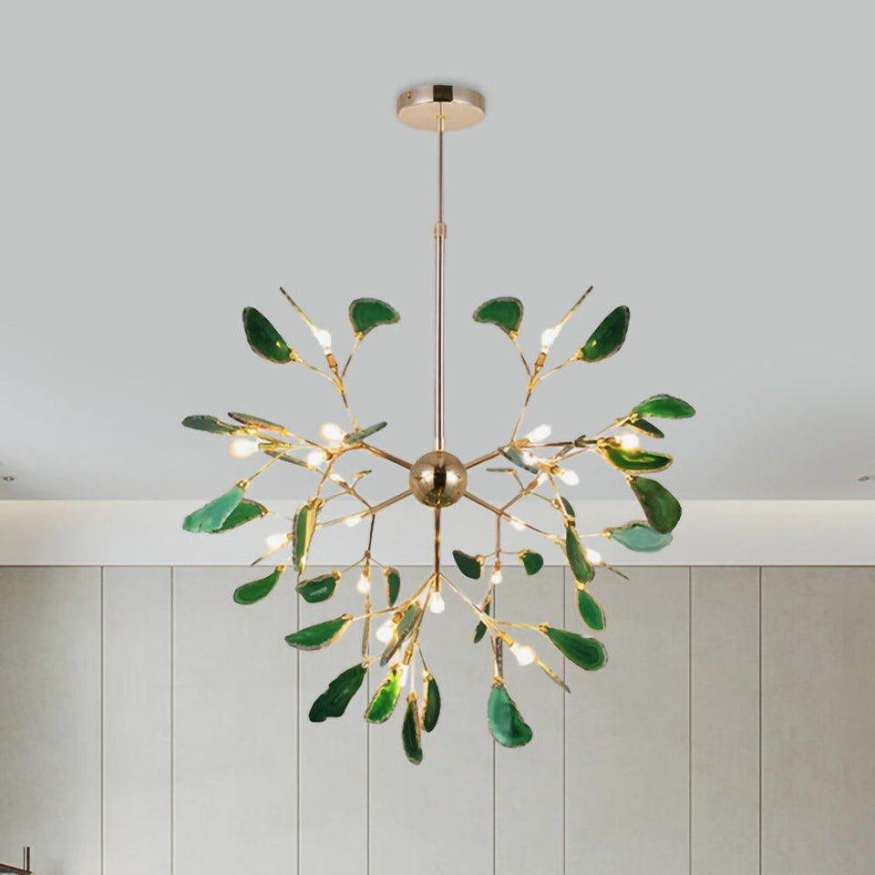 Agate Chandelier Light Fixture-Lighting > Chandeliers & Pendant Lights-casanuva-casanuva