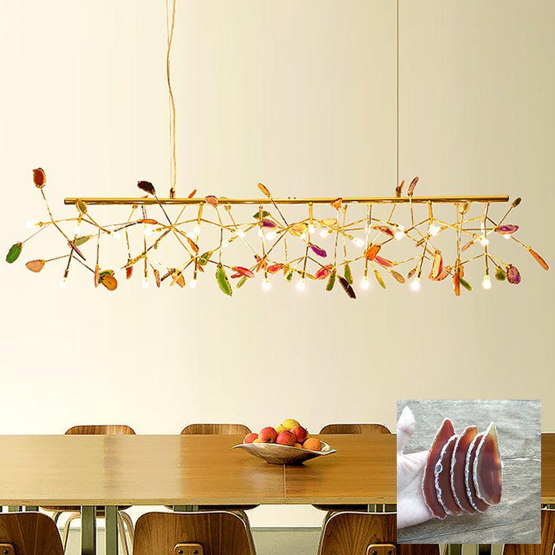 Agate Chandelier Light Fixture-Lighting > Chandeliers & Pendant Lights-casanuva-casanuva