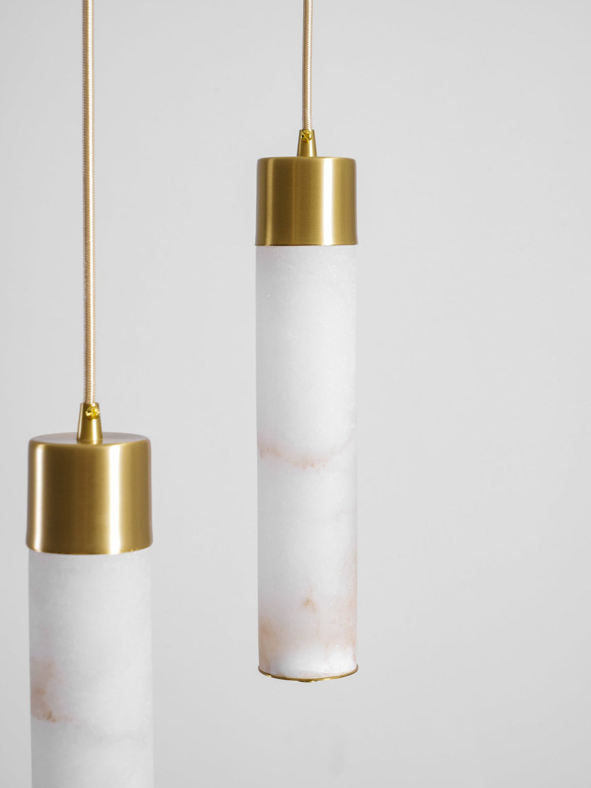 Alabaster Brass Pendant Lamp-Lighting > Pendant Lights-casanuva-casanuva
