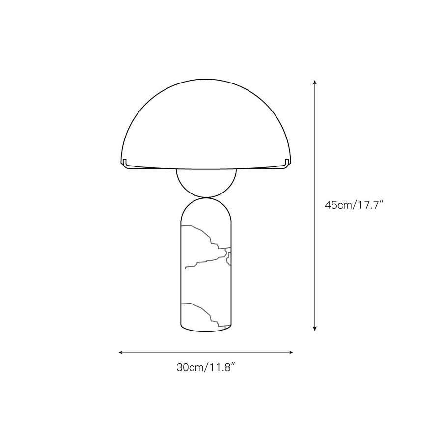 Alabaster Table Lamp with Elegant Design-Lighting > Table Lamps-casanuva-casanuva