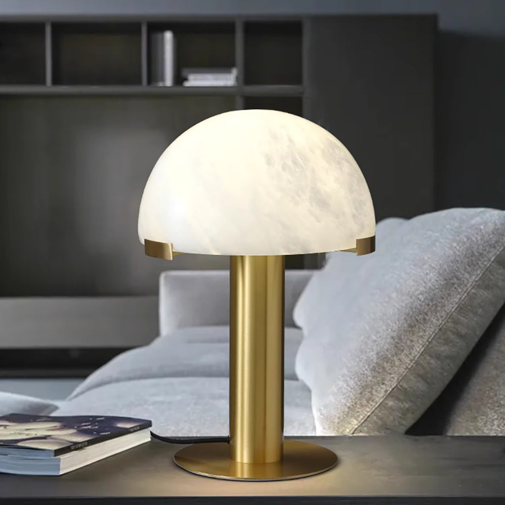 Alabaster Table Lamp with Elegant Design-Lighting > Table Lamps-casanuva-casanuva