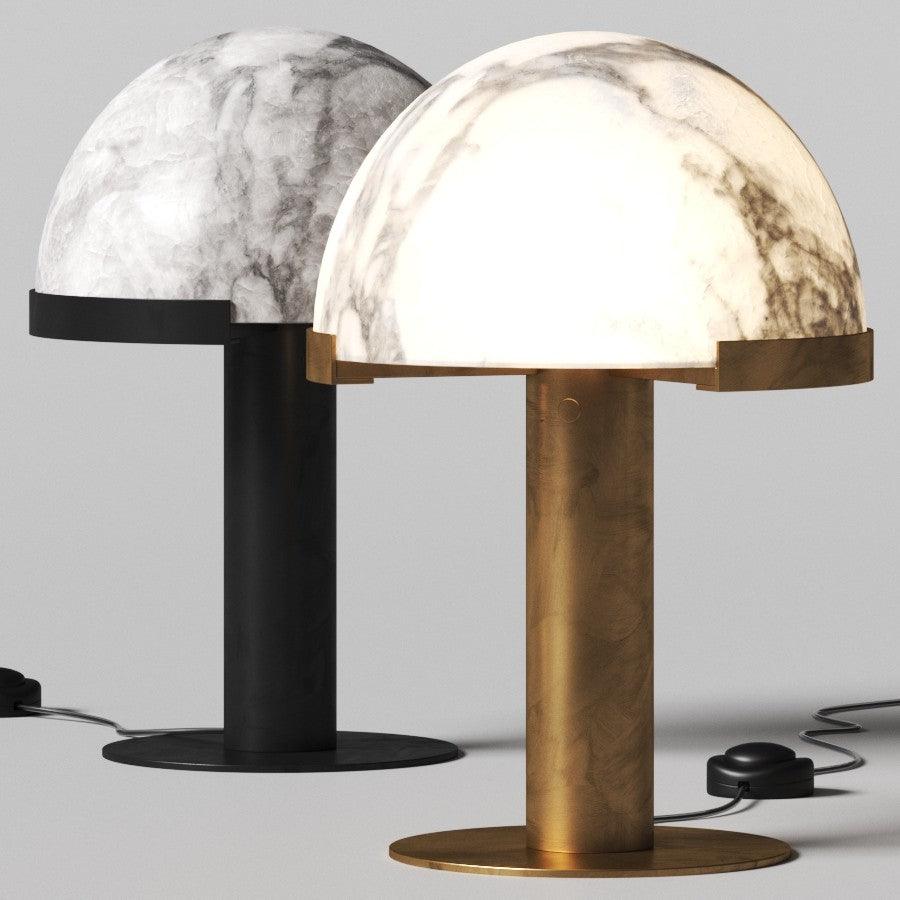 Alabaster Table Lamp with Elegant Design-Lighting > Table Lamps-casanuva-casanuva