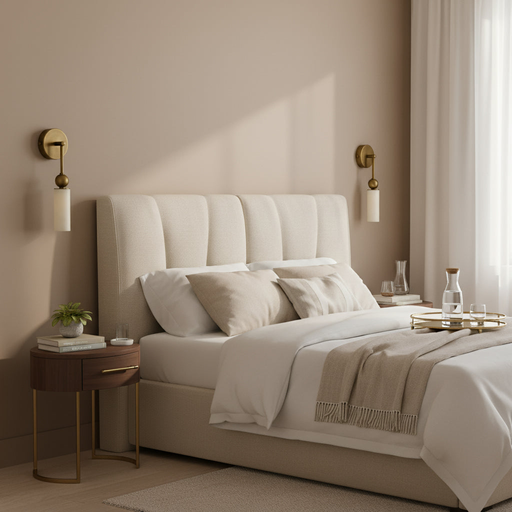 Alabaster Wall Lamp-Lighting > Wall Lights-casanuva-casanuva