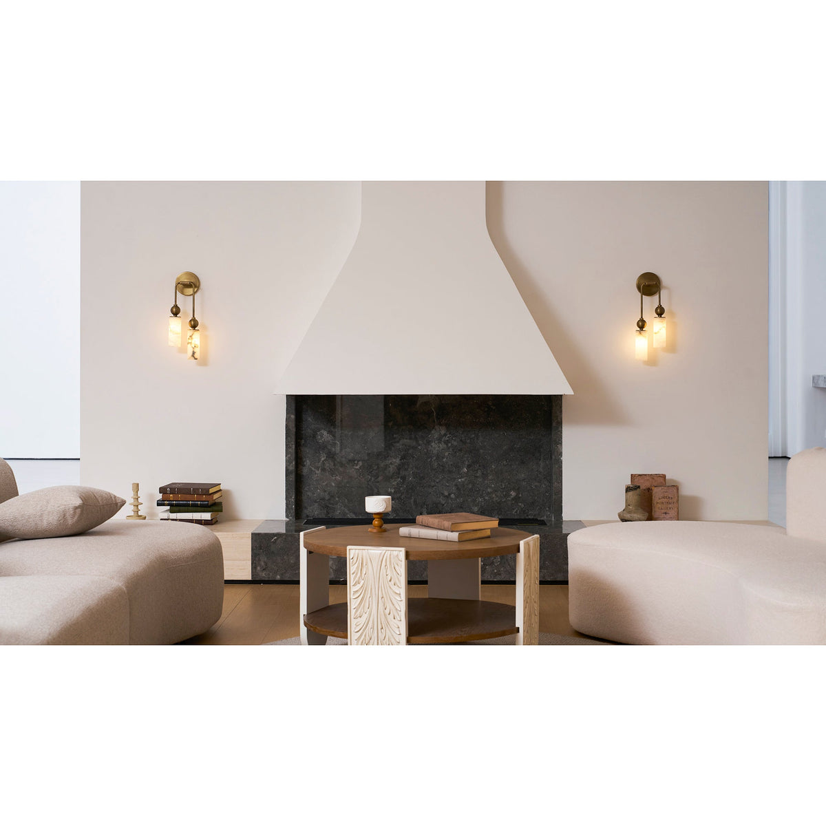 Alabaster Wall Lamp-Lighting > Wall Lights-casanuva-casanuva