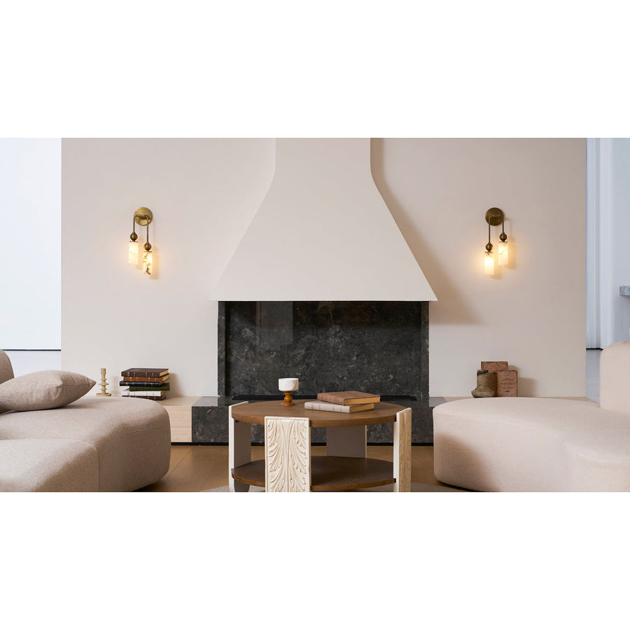 Alabaster Wall Lamp-Lighting > Wall Lights-casanuva-casanuva