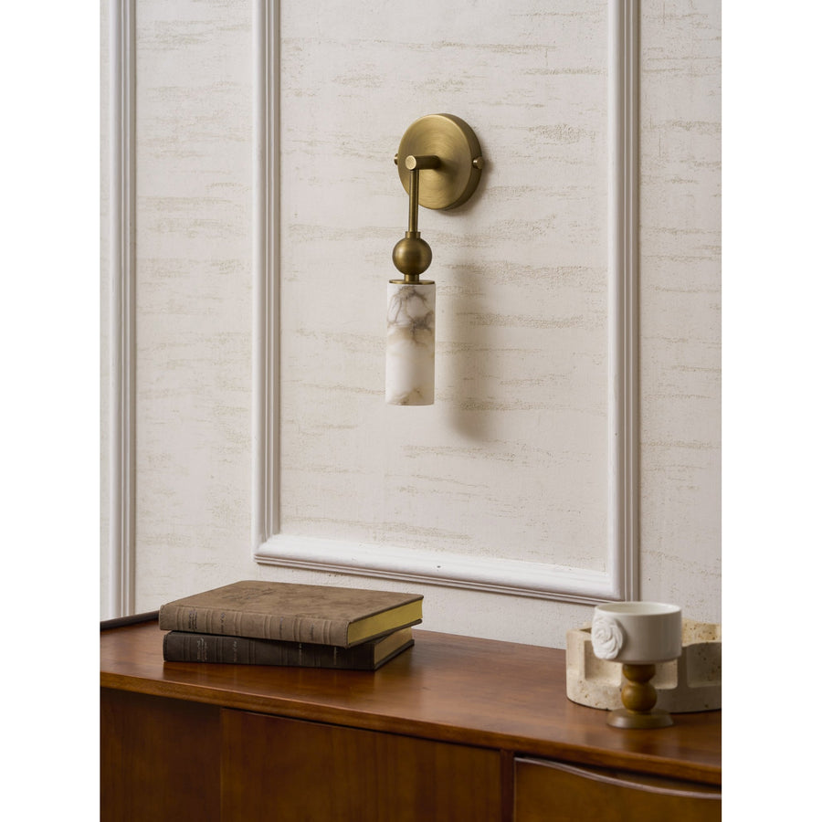 Alabaster Wall Lamp-Lighting > Wall Lights-casanuva-casanuva
