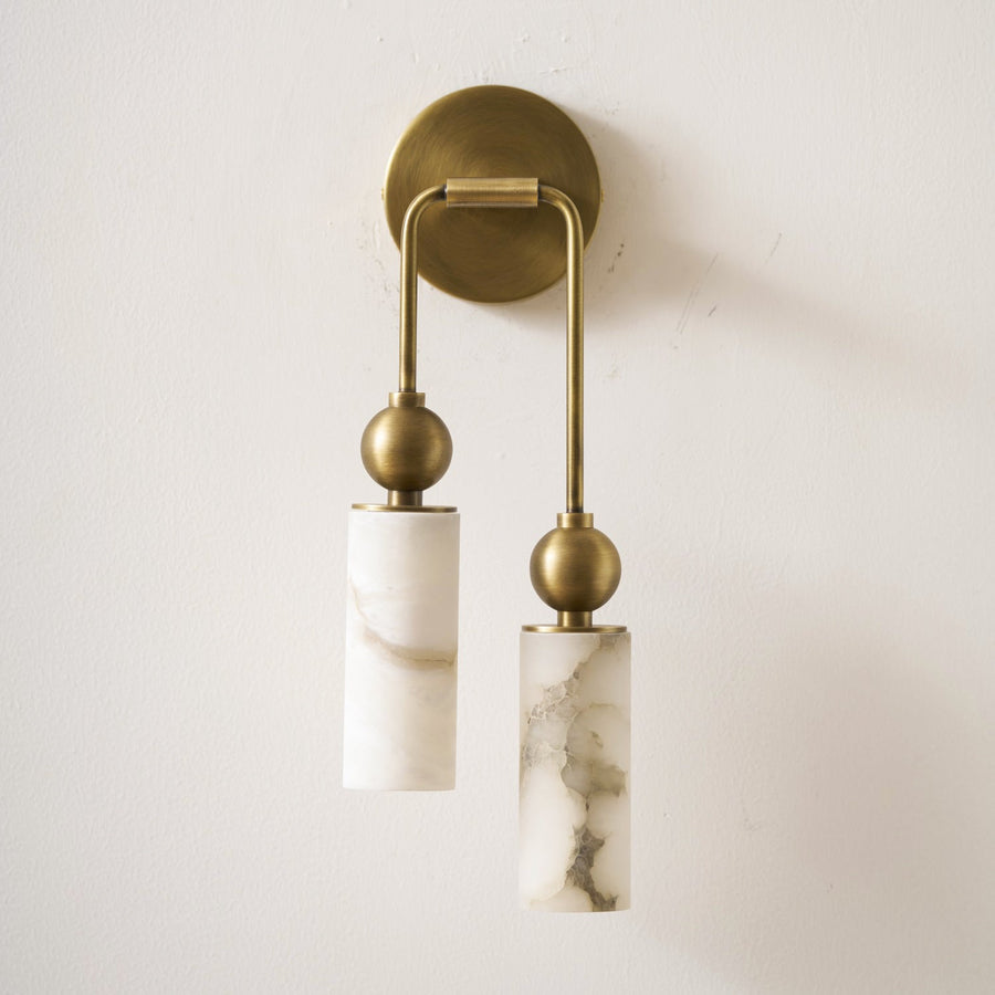 Alabaster Wall Lamp-Lighting > Wall Lights-casanuva-casanuva