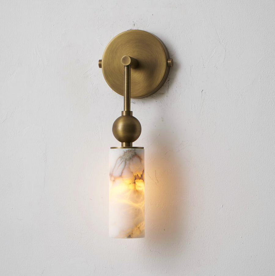 Alabaster Wall Lamp-Lighting > Wall Lights-casanuva-casanuva