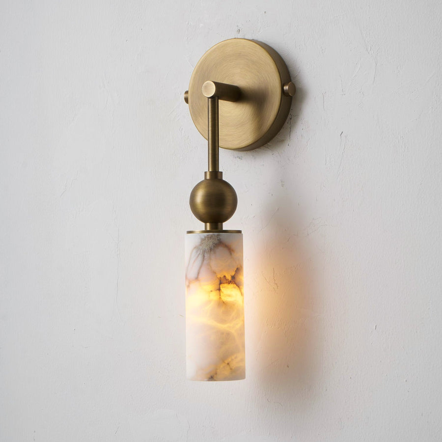 Alabaster Wall Lamp-Lighting > Wall Lights-casanuva-casanuva