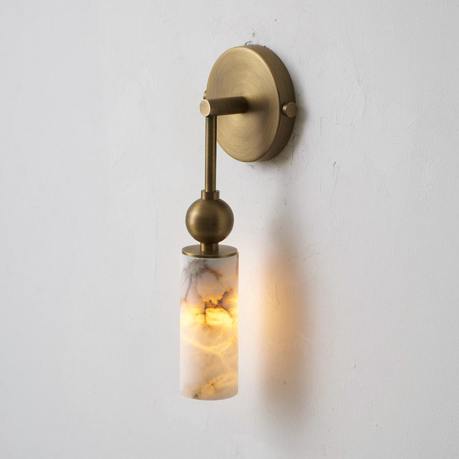 Alabaster Wall Lamp-Lighting > Wall Lights-casanuva-casanuva