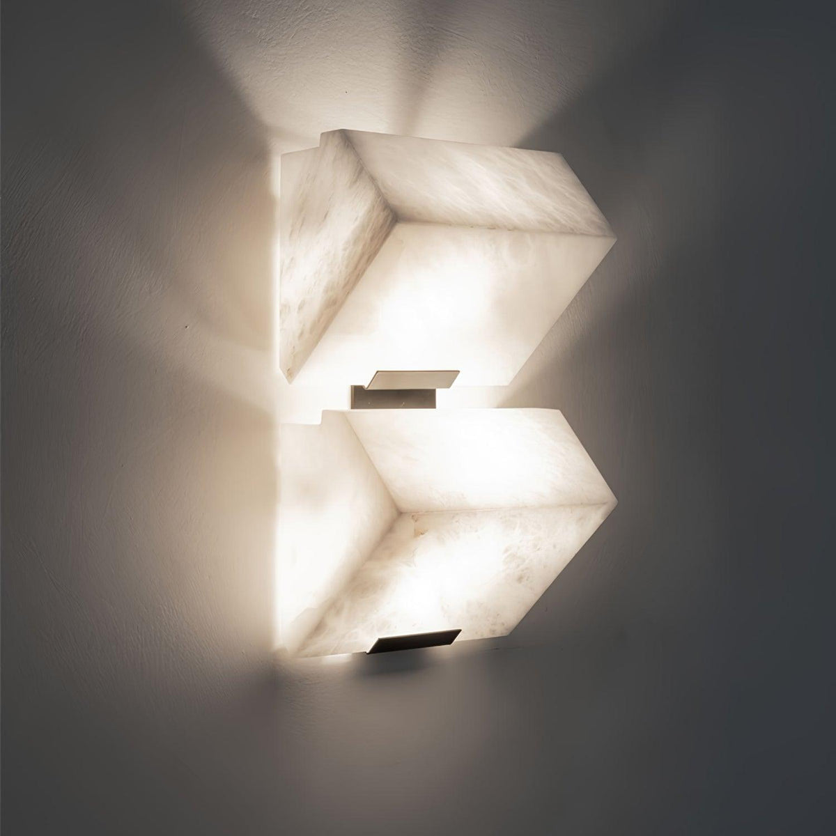 Alabaster Wall Lamp for Staircase Lighting-Lighting > Wall Lights-casanuva-casanuva