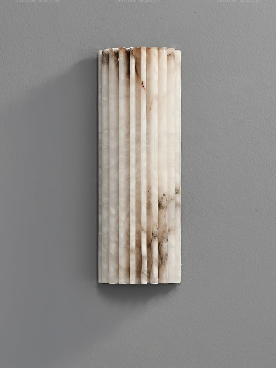 Alabaster Wall Light Fixture-Lighting > Wall Lights-casanuva-casanuva