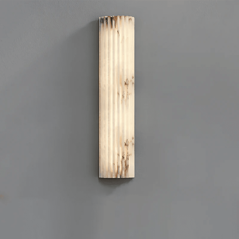 Alabaster Wall Light Fixture-Lighting > Wall Lights-casanuva-casanuva