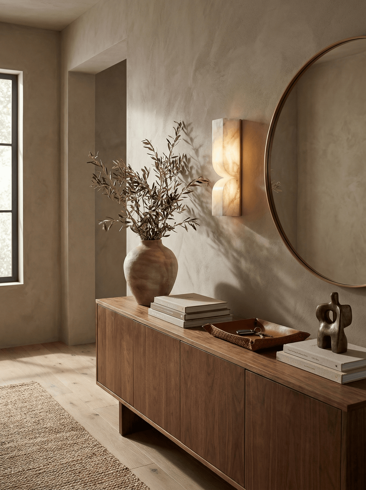 Alabaster Wall Sconce Light Fixture-Lighting > Wall Lights-casanuva-casanuva