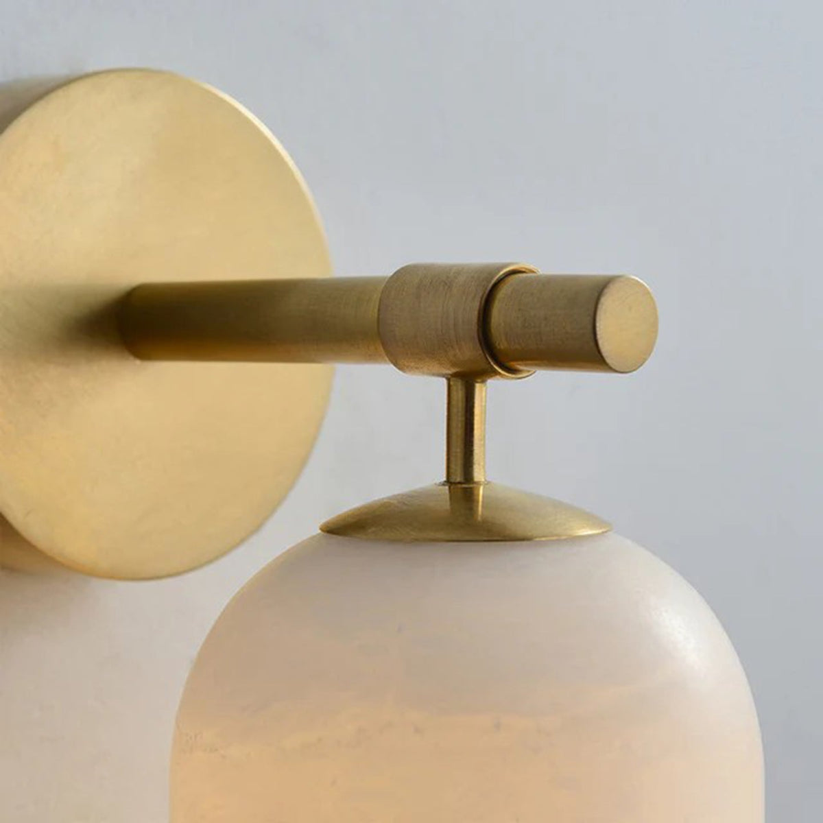 Alabaster Wall Sconce Light Fixture-Lighting > Wall Lights-casanuva-casanuva