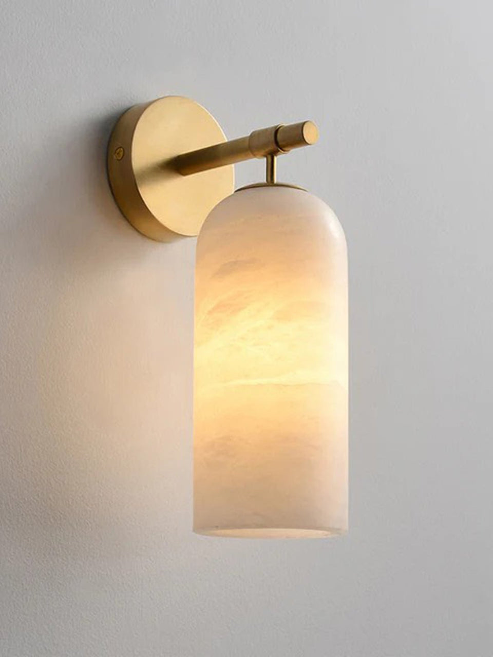 Alabaster Wall Sconce Light Fixture-Lighting > Wall Lights-casanuva-casanuva