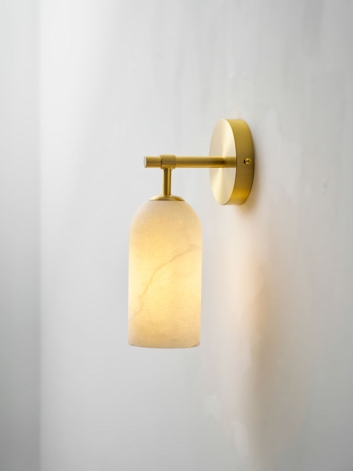 Alabaster Wall Sconce Light Fixture-Lighting > Wall Lights-casanuva-casanuva
