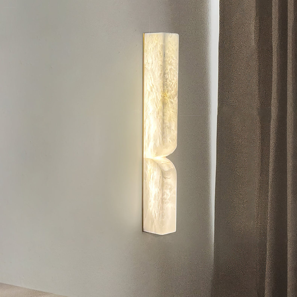 Alabaster Wall Sconce Light Fixture-Lighting > Wall Lights-casanuva-casanuva