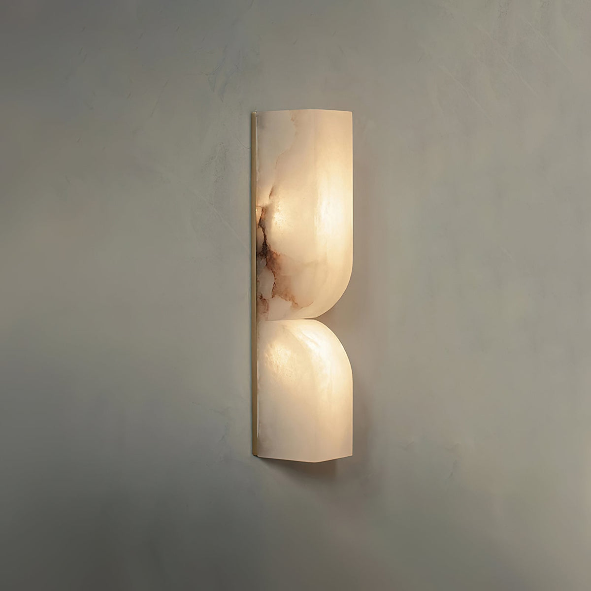 Alabaster Wall Sconce Light Fixture-Lighting > Wall Lights-casanuva-casanuva