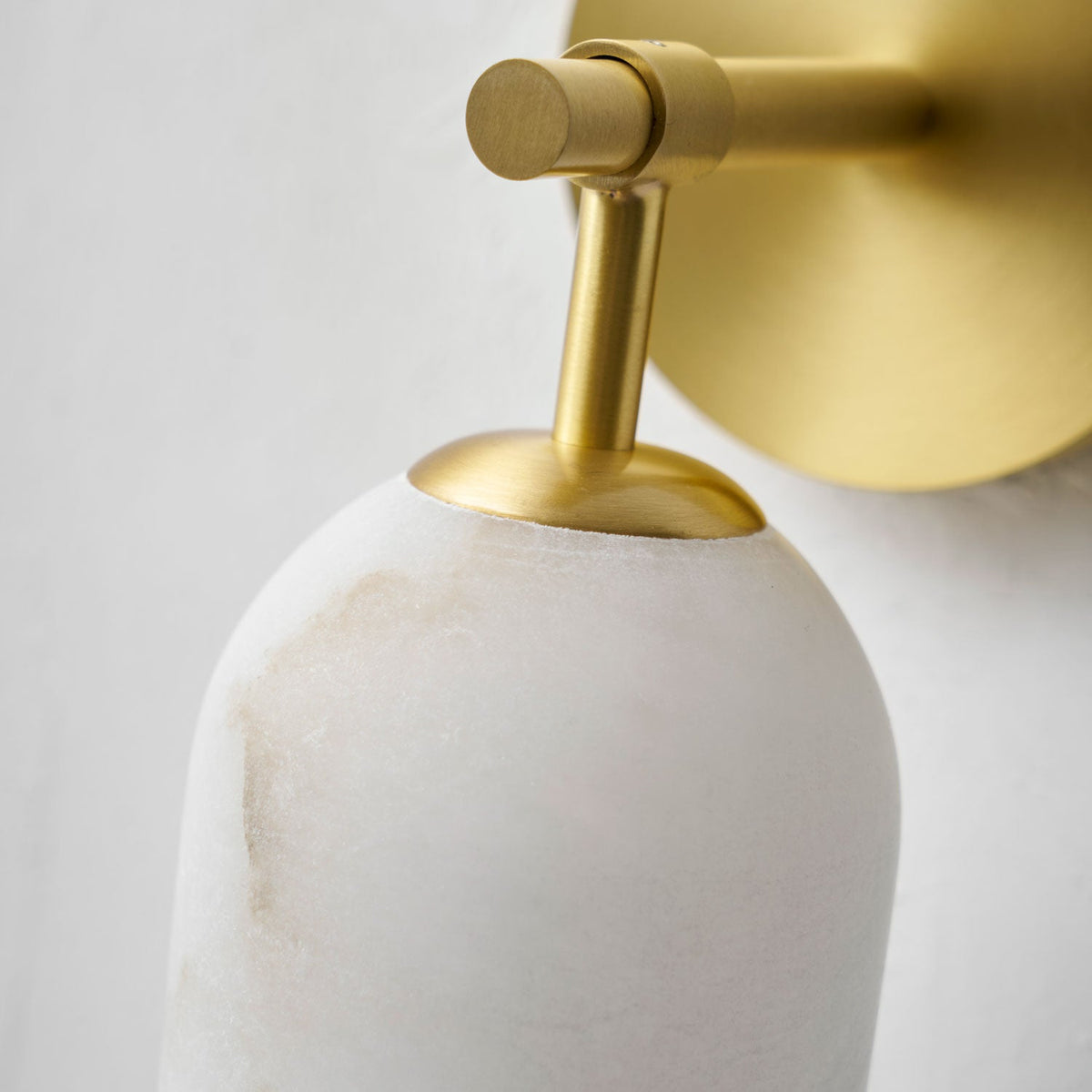 Alabaster Wall Sconce Light Fixture-Lighting > Wall Lights-casanuva-casanuva