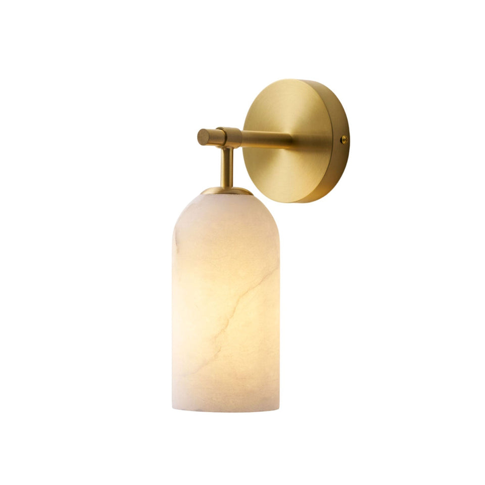 Alabaster Wall Sconce Light Fixture-Lighting > Wall Lights-casanuva-casanuva