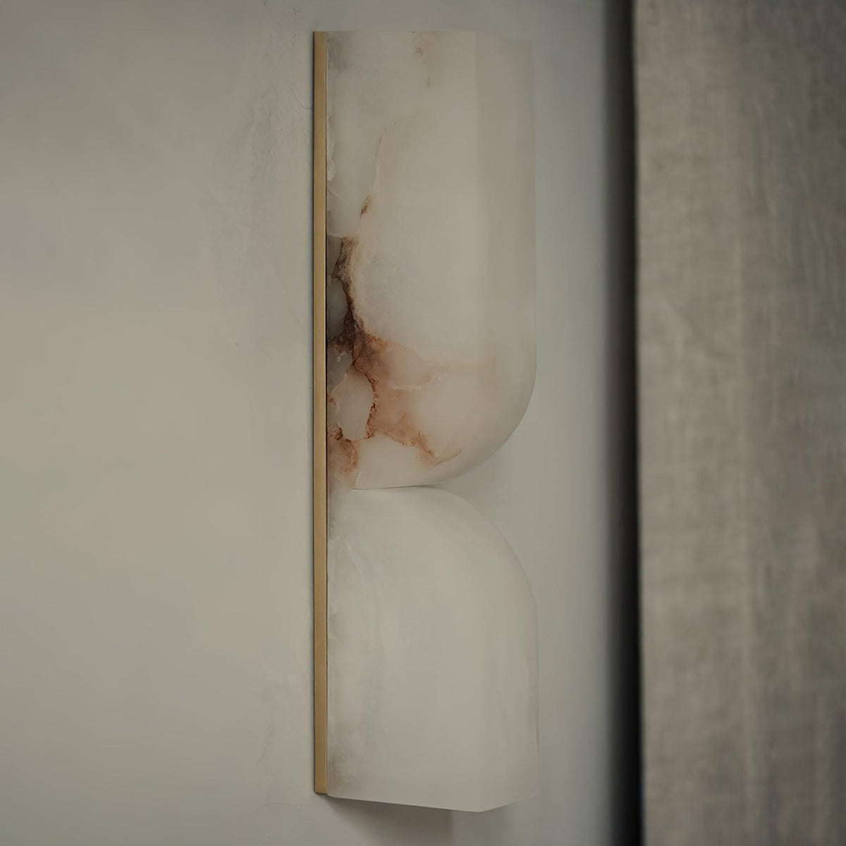 Alabaster Wall Sconce Light Fixture-Lighting > Wall Lights-casanuva-casanuva