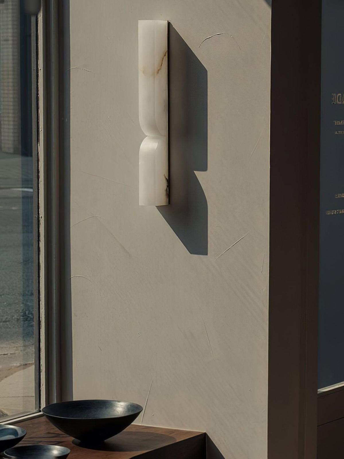 Alabaster Wall Sconce Light Fixture-Lighting > Wall Lights-casanuva-casanuva