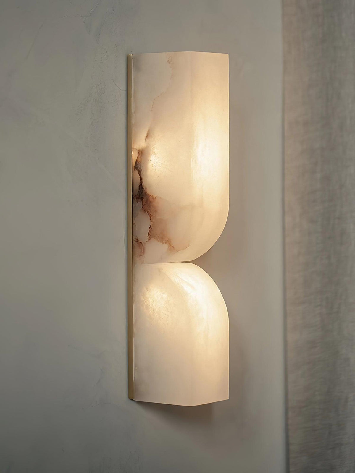 Alabaster Wall Sconce Light Fixture-Lighting > Wall Lights-casanuva-casanuva