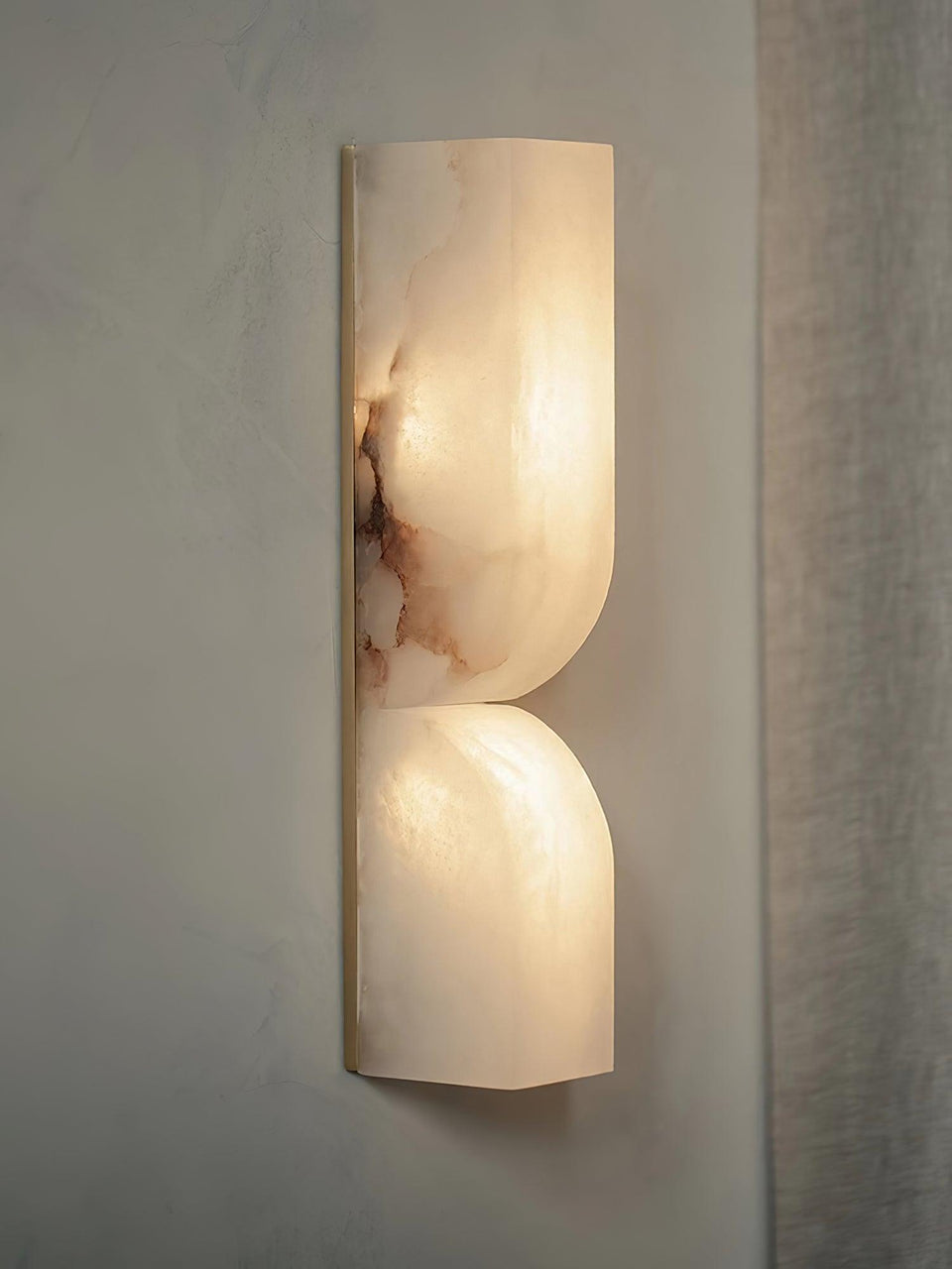 Alabaster Wall Sconce Light Fixture-Lighting > Wall Lights-casanuva-casanuva