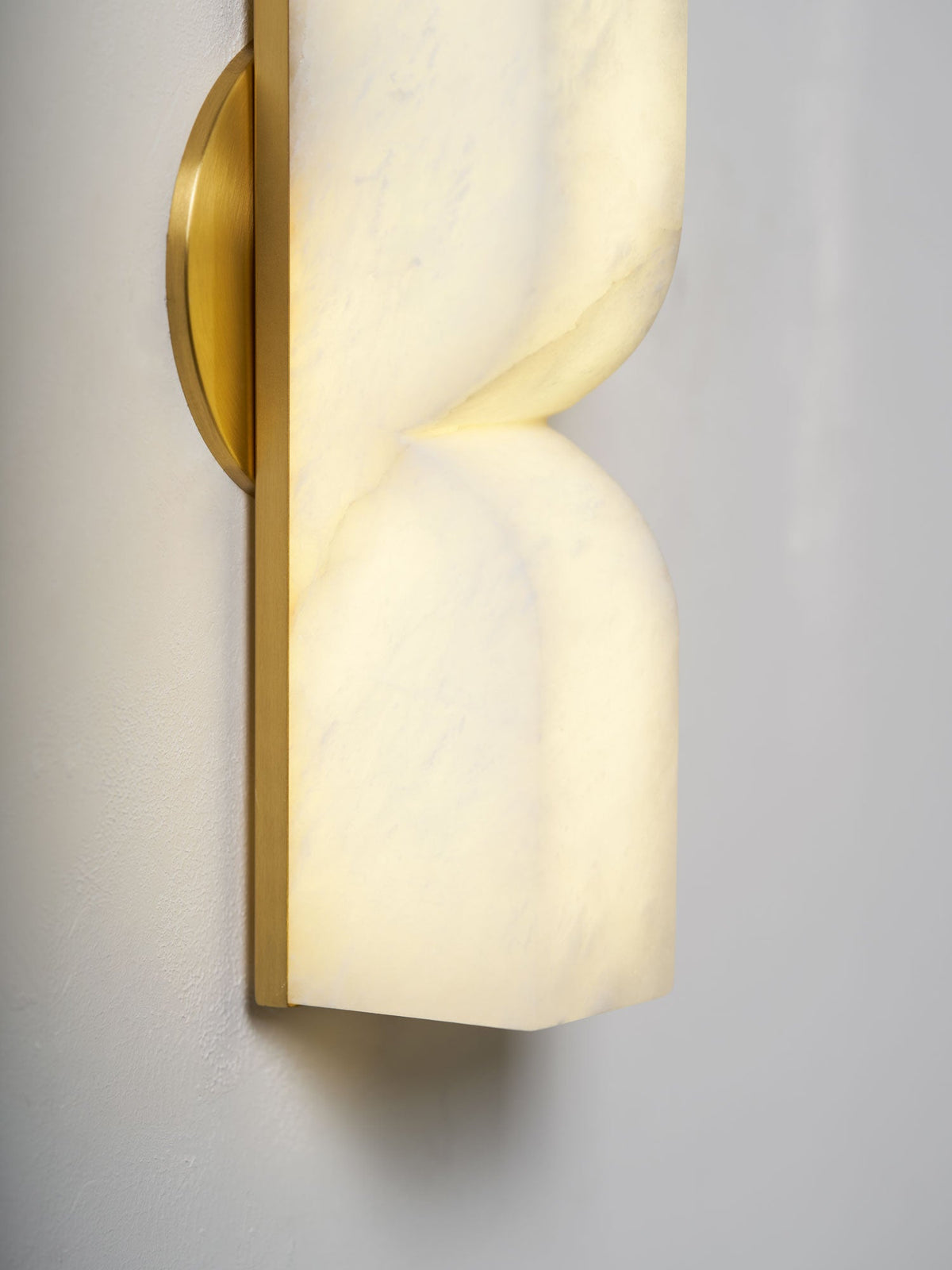 Alabaster Wall Sconce Light Fixture-Lighting > Wall Lights-casanuva-casanuva