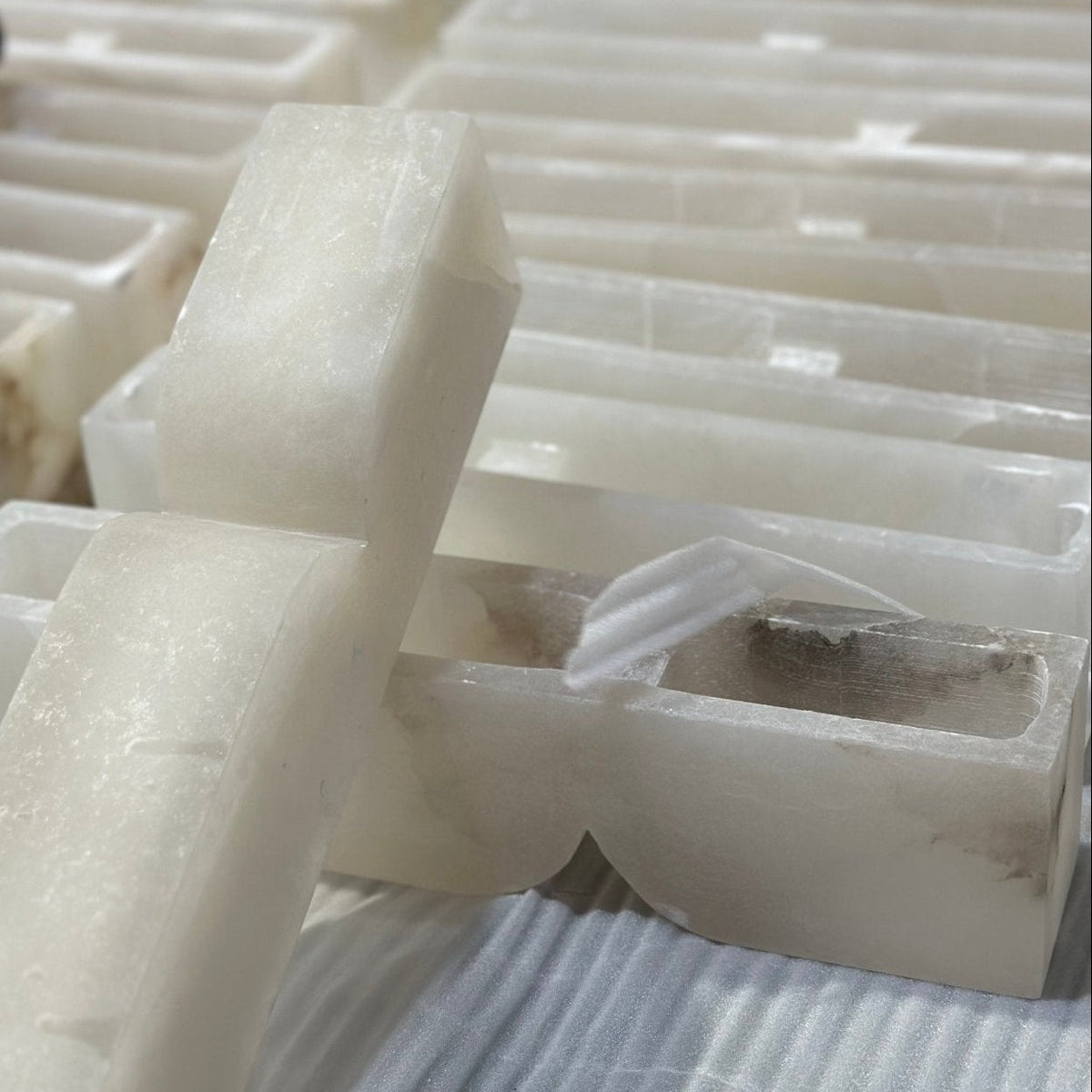 Alabaster Wall Sconce Light Fixture-Lighting > Wall Lights-casanuva-casanuva