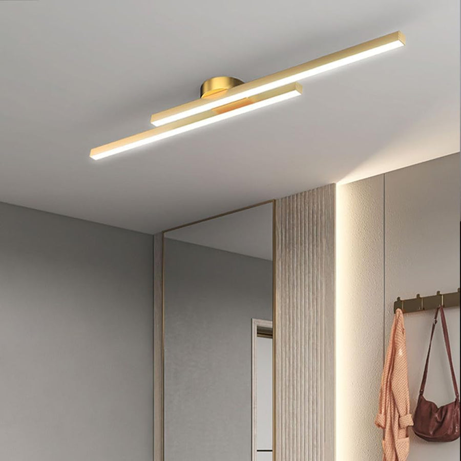 Aluminium LED Semi Flush Mount Ceiling Light for Living Room-Lighting > Ceiling Lights-casanuva-casanuva