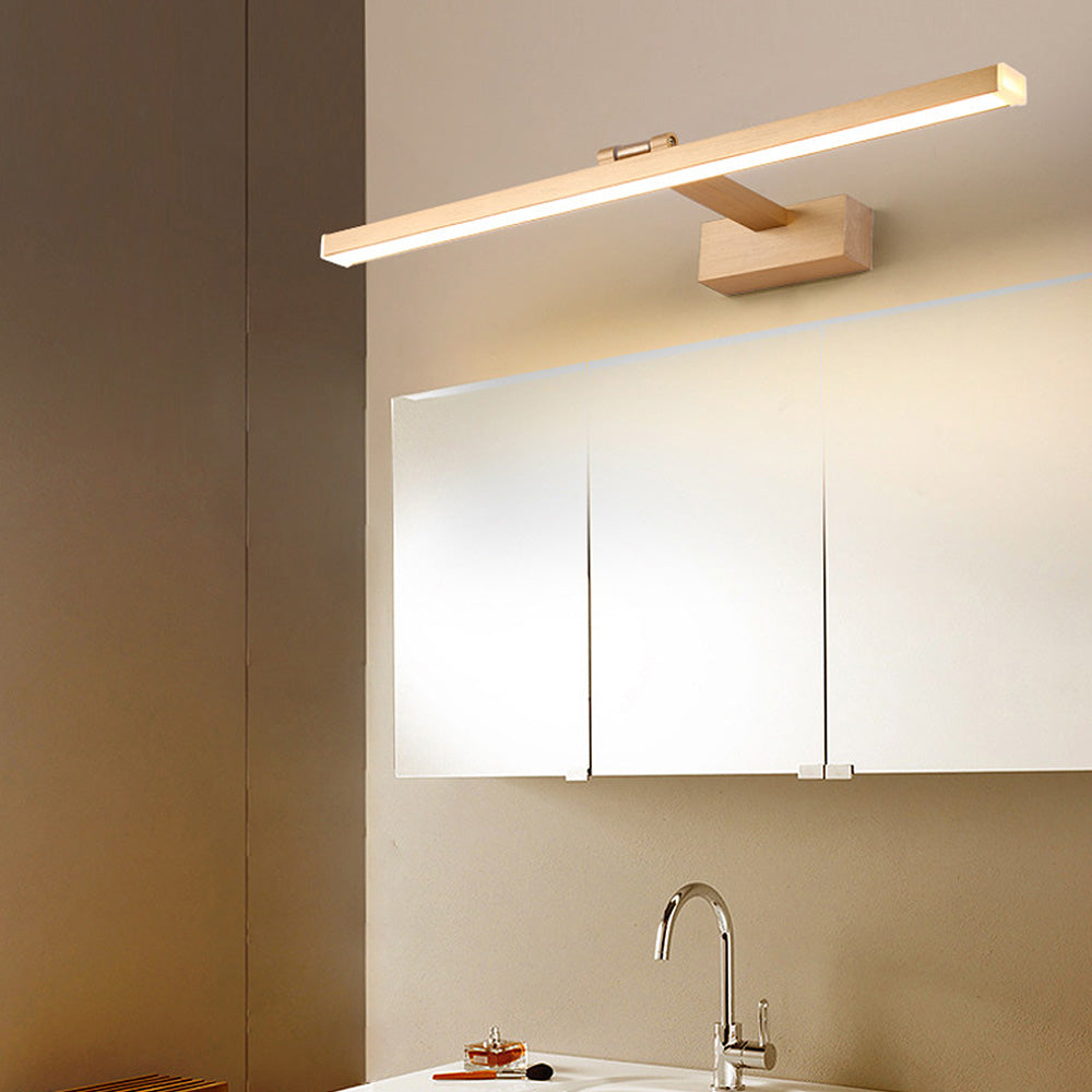 Aluminum Long Mirror Bathroom Wall Light Picture Lighting-Lighting > Wall Lights-casanuva-Gold-D40*H23CM-White Light-casanuva