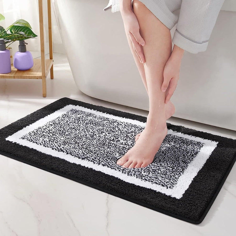 Anti Slip Bath Mat Modern Design-Bedding & Bath > Bath Mats-casanuva-Onyx Glow-16"x23.5"-casanuva