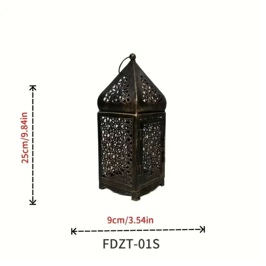 Antique Candle Holder with Elegant Design-Home Decor > Candle Holders-casanuva-Short-casanuva