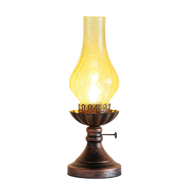 Antique Kerosene Oil Table Lamp 1-Light Vintage Design-Lighting > Table Lamps-casanuva-220V-240V-Tea-casanuva