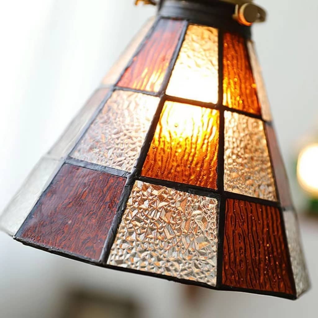 Antique Stained Glass Pendant Light-Lighting > Chandeliers & Pendant Lights-casanuva-casanuva