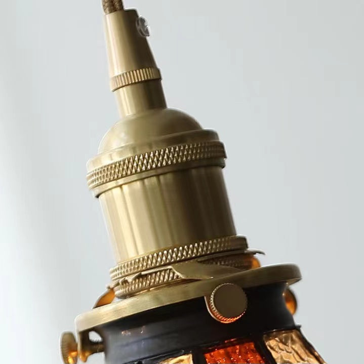 Antique Stained Glass Pendant Light-Lighting > Chandeliers & Pendant Lights-casanuva-casanuva