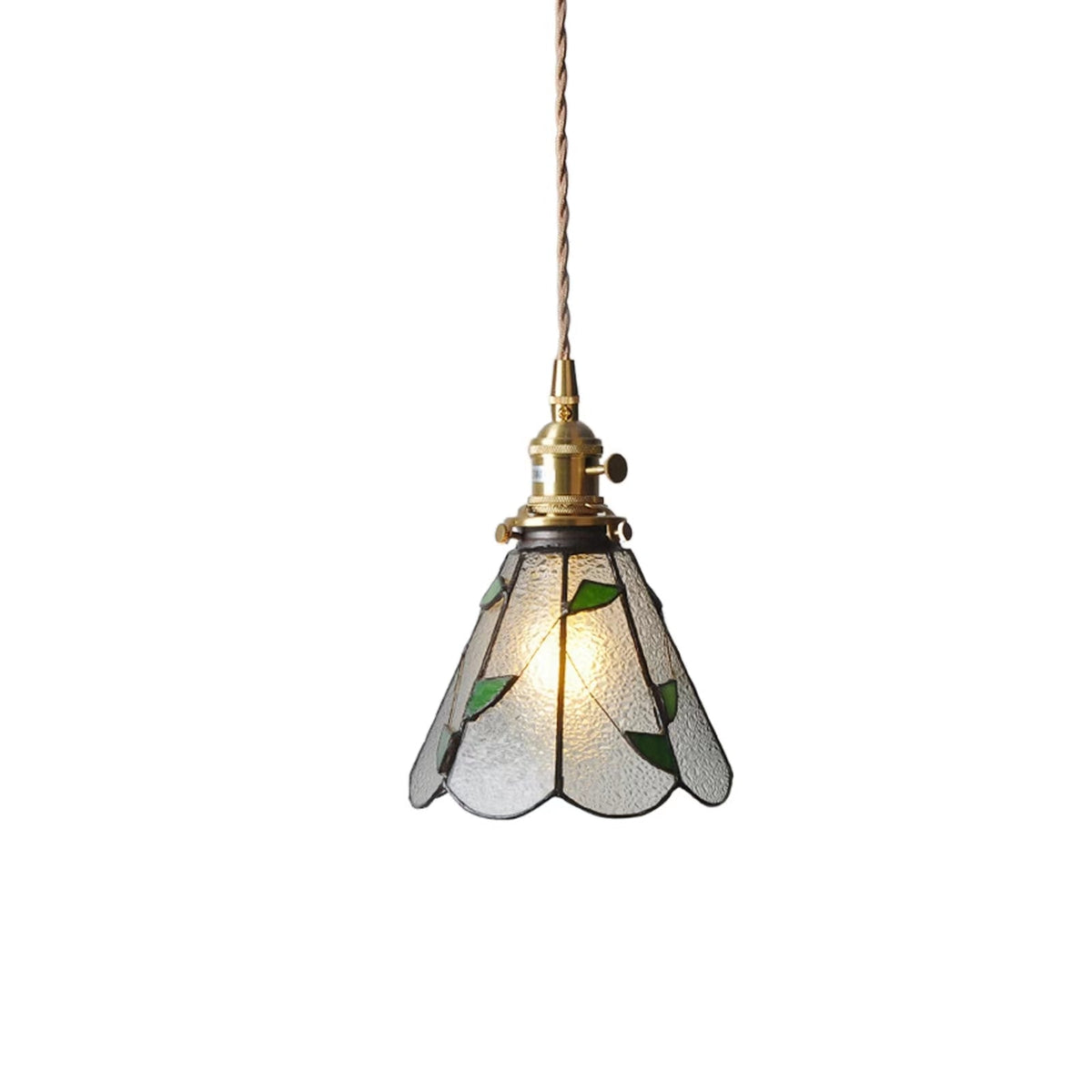 Antique Stained Glass Pendant Light-Lighting > Chandeliers & Pendant Lights-casanuva-B-casanuva