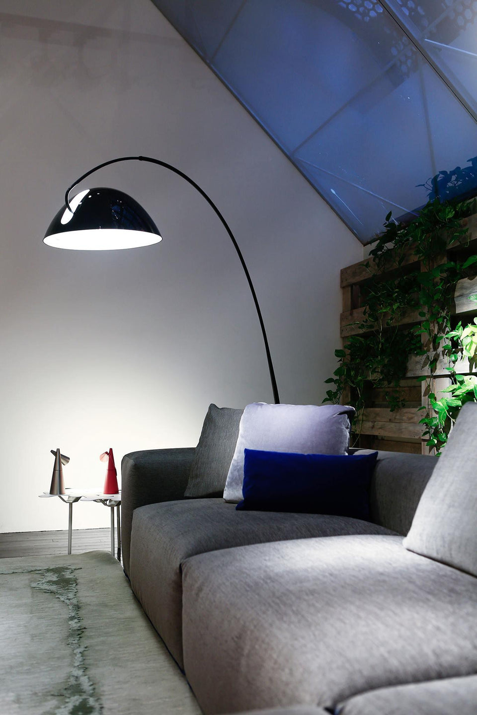 Arc Floor Lamp with Adjustable Shade-Lighting > Floor Lamps-casanuva-casanuva