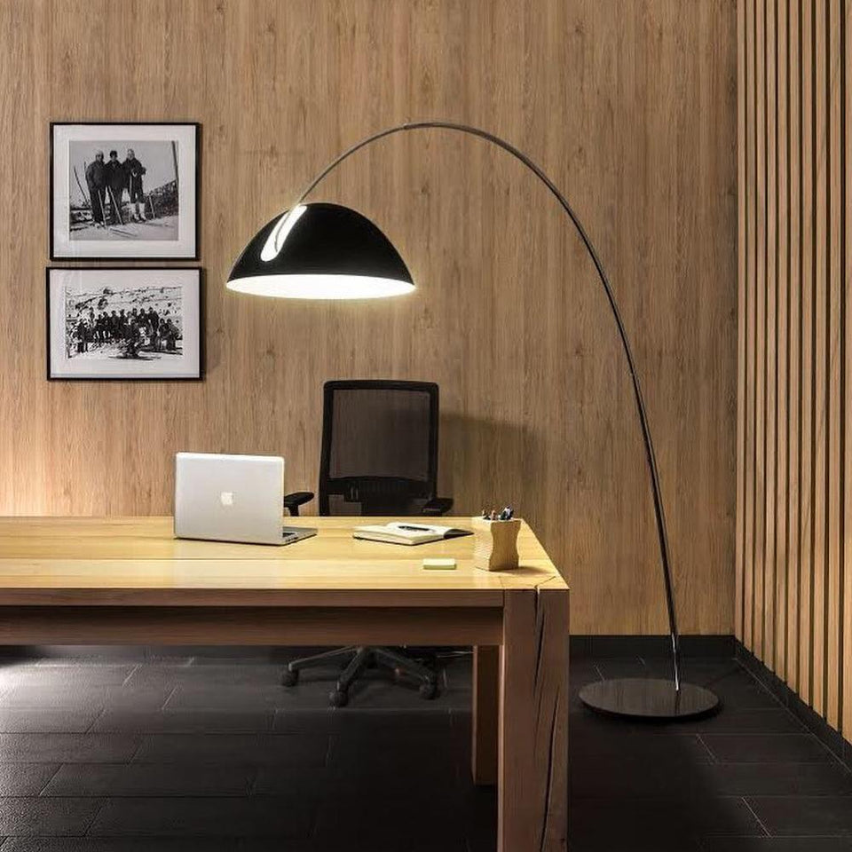 Arc Floor Lamp with Adjustable Shade-Lighting > Floor Lamps-casanuva-casanuva