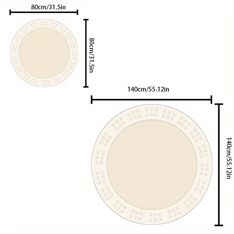 Area Rug Cream Soft Non-Slip Washable for Stylish Living Spaces-Rugs & Mats > Area Rugs-casanuva-casanuva
