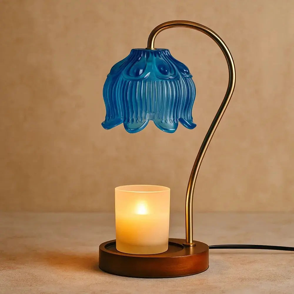 Aromatherapy Candle Warmer Lamp with Fragrance-Home Decor > Decorative Accessories-casanuva-Blue-Warm Wit (Gradatie)-casanuva