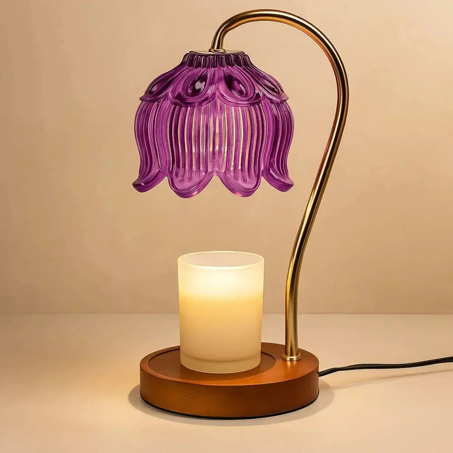Aromatherapy Candle Warmer Lamp with Fragrance-Home Decor > Decorative Accessories-casanuva-Purple-Warm Wit (Gradatie)-casanuva