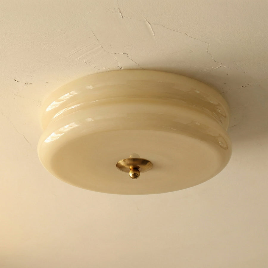 Art Deco Cream Cake Ceiling Light-Lighting > Ceiling Lights-casanuva-casanuva
