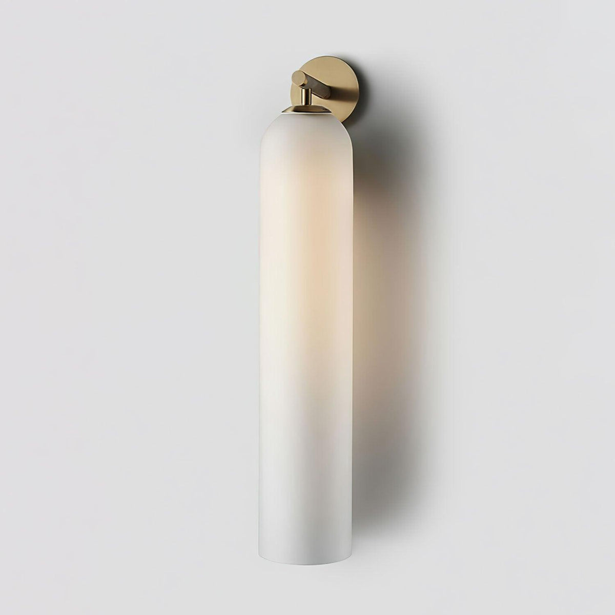 Art Glass Wall Sconce-Lighting > Wall Lights-casanuva-10cmx48cm-Gold-Frosted White-casanuva