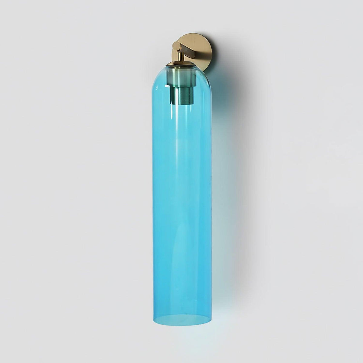 Art Glass Wall Sconce-Lighting > Wall Lights-casanuva-10cmx48cm-Gold-Sky Blue-casanuva