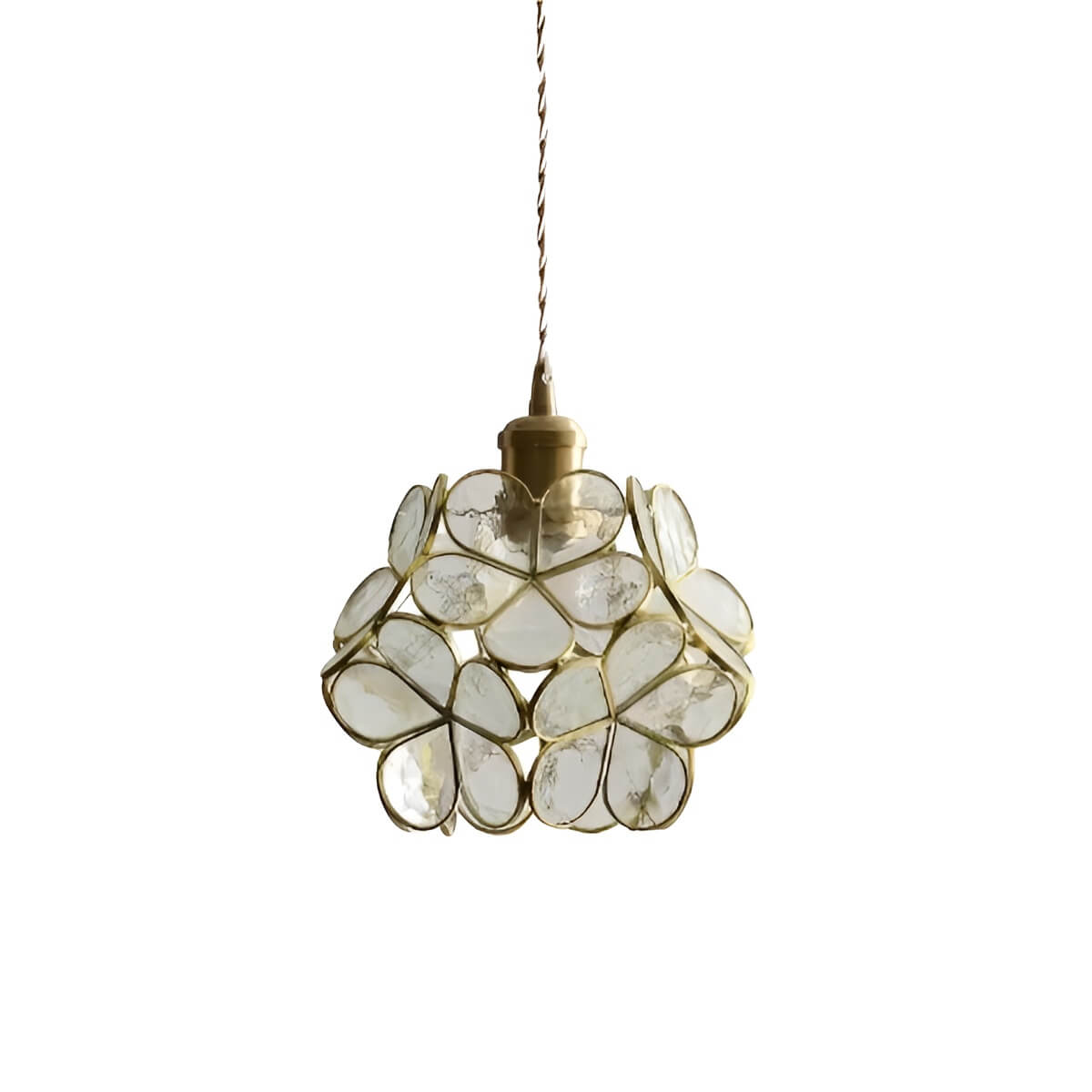 Art Nouveau Glass Pendant Lamp for Bedroom Lighting-Lighting > Chandeliers & Pendant Lights-casanuva-Clear-casanuva